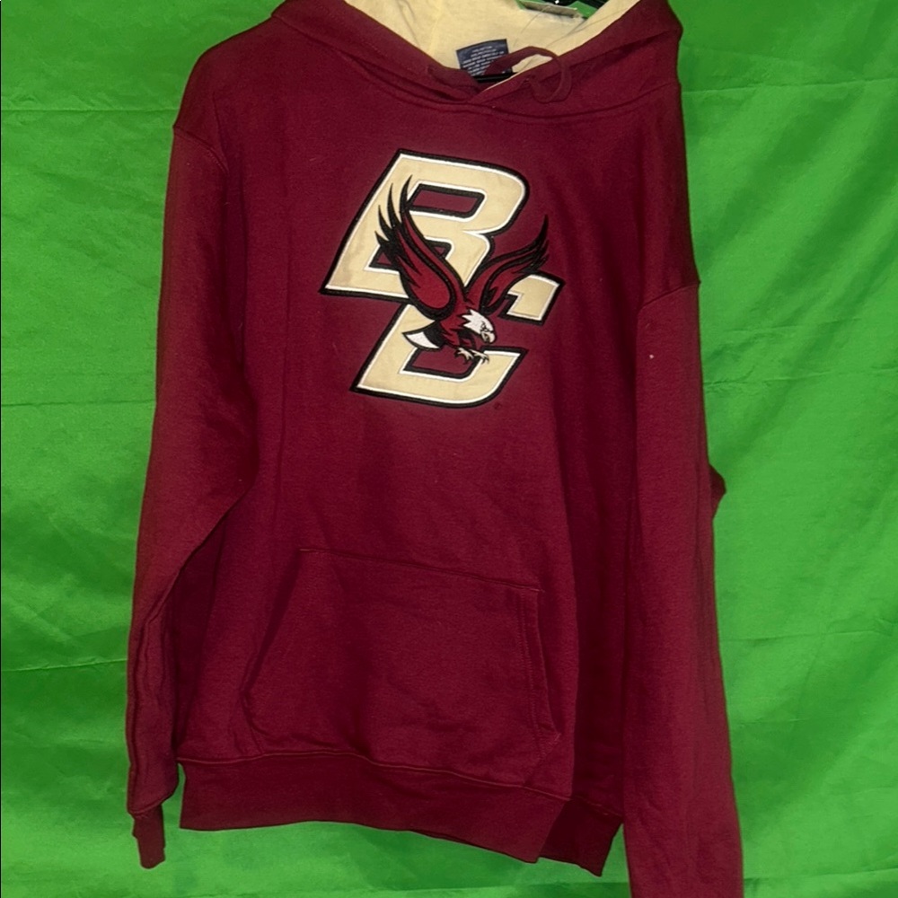 Boston College Maroon Hoodie with Eagle Logo